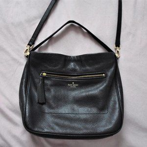 kate spade Michaela Chester black leather bag